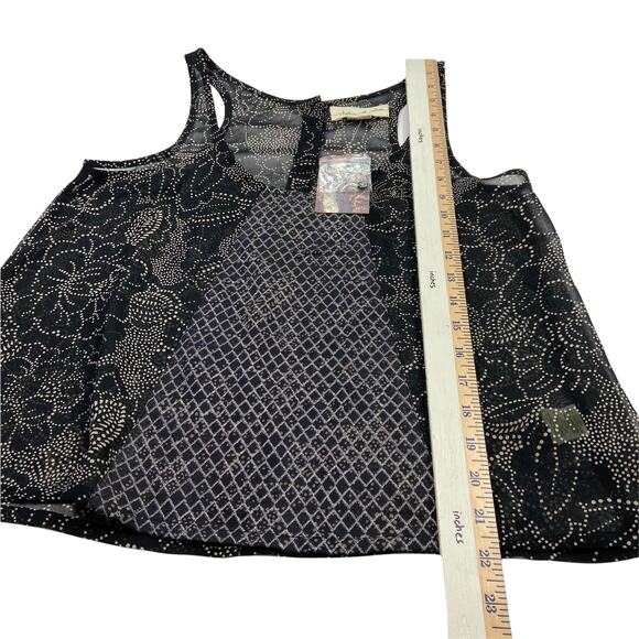 Staring at Stars Sheer Sleeveless Top Size Small - Picture 8 of 8